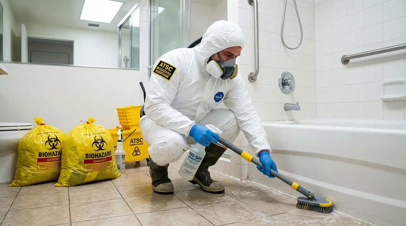 Decontamination equipment deployed for Blood Cleanup in Morehead